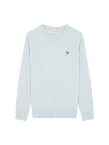 Logo Patch Classic Sweatshirt Light Blue GM00333KM0002 - MAISON KITSUNE - BALAAN 1