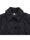 Diamond Quilted Thermoregulated Jacket Black - BURBERRY - BALAAN 4