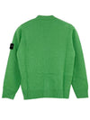 Kids Waffen Patch V Neck Cardigan 14 Green 7916501Z1 V0050 - STONE ISLAND - BALAAN 3