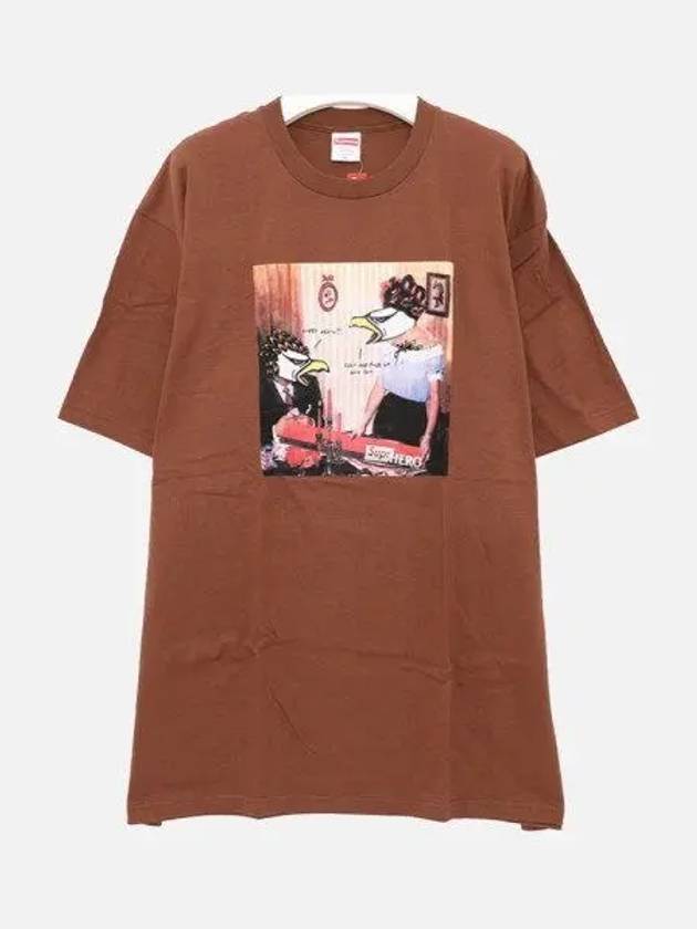 Antihero Curves Printing Short Sleeve Men s T Shirt SS22T41 BROWN 1039815 - SUPREME - BALAAN 1