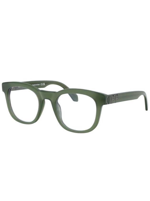 Sunglasses OERJ071S24PLA001 5900 5900 OLIVE GREEN - OFF WHITE - BALAAN 3