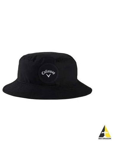 Callaway Logo Patch Bucket Hat Black CGASC0R1 - CALLAWAY GOLF - BALAAN 1