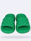 Quilted Padded Slippers Green - BOTTEGA VENETA - BALAAN 4