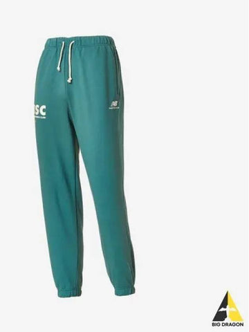 Uni NB Sports Club Sweatpants GREEN - NEW BALANCE - BALAAN 1