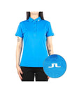 Tour Tech Short Sleeve Polo Shirt Brilliant Blue - J.LINDEBERG - BALAAN 2