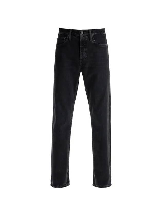 Regular Fit Straight Jeans Black - ACNE STUDIOS - BALAAN 2