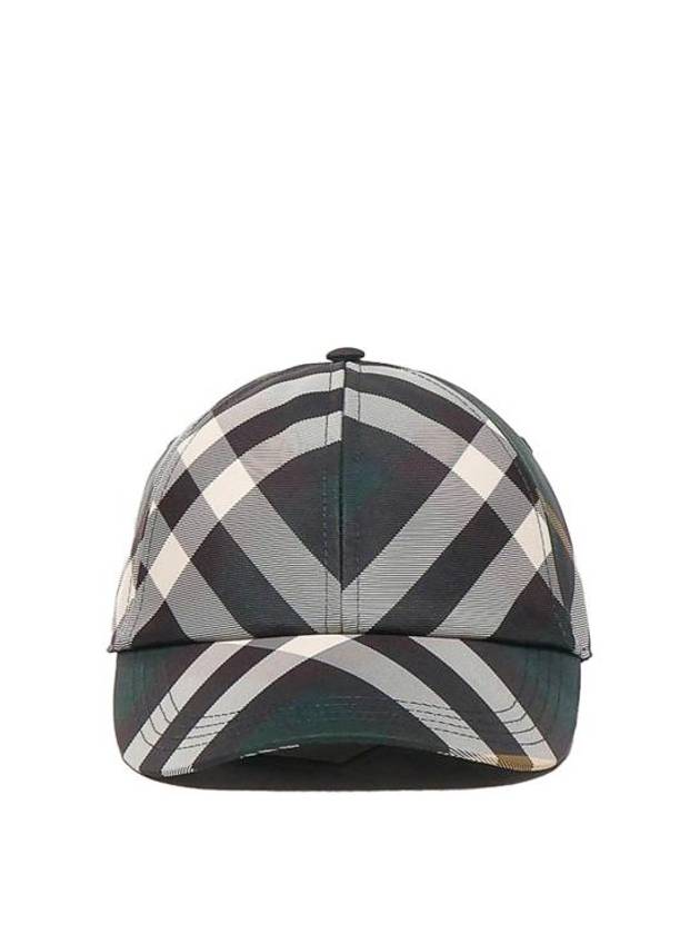 Check pattern ball cap green - BURBERRY - BALAAN 2