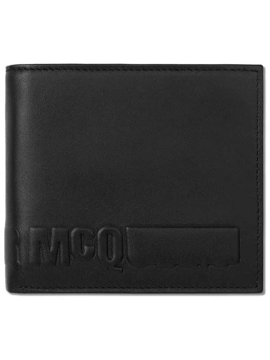 MCQ Coin Pocket Bicycle Wallet Black - ALEXANDER MCQUEEN - BALAAN.