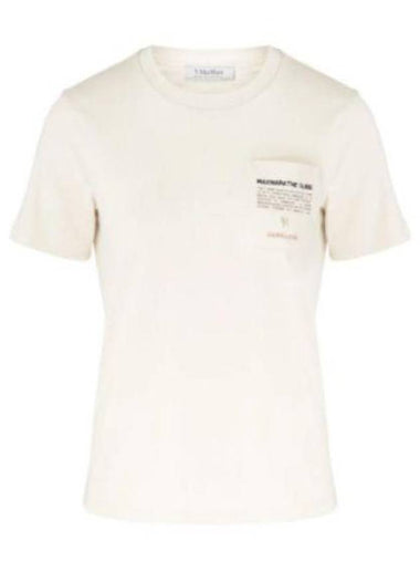 Short Sleeve T Shirt 19971021 016 19971021600 White - MAX MARA - BALAAN 1