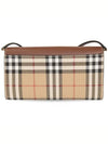 Vintage Check Leather Long Wallet Brown - BURBERRY - BALAAN 4