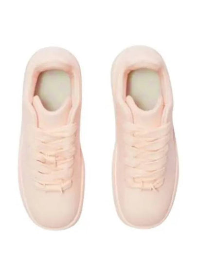 Box Leather Low-Top Sneakers Pink - BURBERRY - BALAAN 2