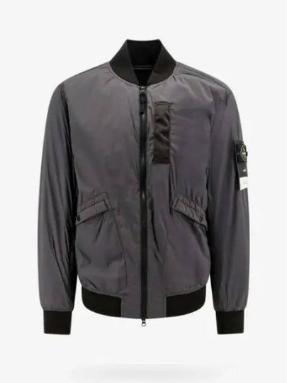 Skin Touch Nylon TC Primaloft Bomber Jacket Charcoal - STONE ISLAND - BALAAN 2