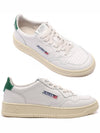 Medalist Green Tab Leather Low Top Sneakers White - AUTRY - BALAAN 2