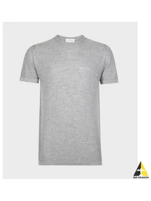 2Singular knit t shirt bachet gray - JOHN SMEDLEY - BALAAN 1