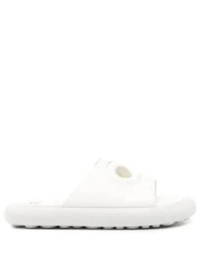 Twins Textile Leather Slide Slipper White - CAMPER - BALAAN 2