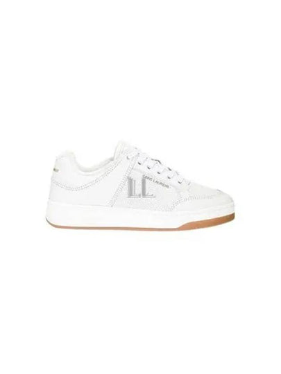 SL 61 Logo Signature Leather Low Top Sneakers White - SAINT LAURENT - BALAAN 2