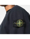 Wappen Patch Crew Neck Cotton Sweatshirt Black - STONE ISLAND - BALAAN 7