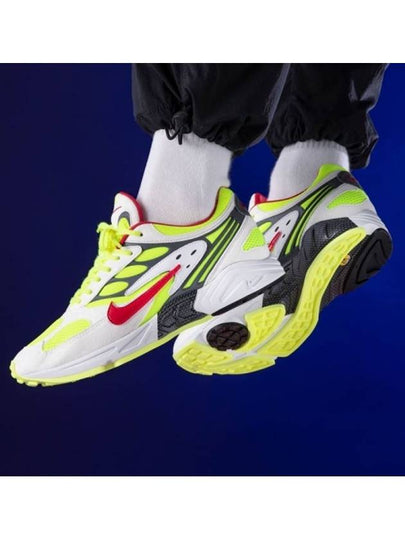 Air Ghost Racer Low Top Sneakers White Neon - NIKE - BALAAN 2