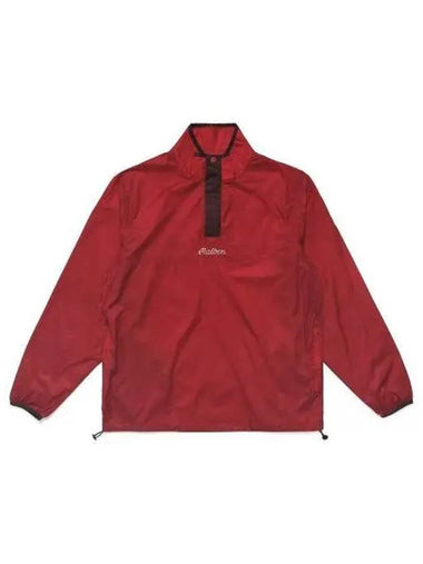 Health Seekers Golfers Perennial Solid Anorak Jacket RED - MALBON GOLF - BALAAN 1