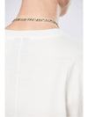 Oversized sleeveless top t shirt cream mts 787 - THOM KROM - BALAAN 4