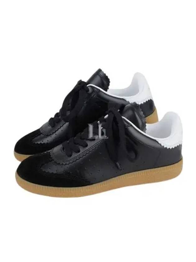 Bryce Logo Tab Low Top Sneakers Black - ISABEL MARANT - BALAAN 2