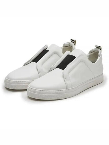 Men s banding slip on white sneakers JX02 BLACK 1156394 - PIERRE HARDY - BALAAN 1