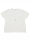 Triomphe Loose Logo Short Sleeve T-Shirt White - CELINE - BALAAN 2