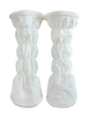 Pre order delivery on December 6th Padded banding leg warmers WHITE - MONBIRDIE GOLF - BALAAN 8