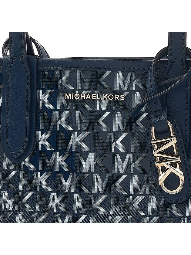 Eliza Extra Small Logo Tote Bag Navy - MICHAEL KORS - BALAAN 8