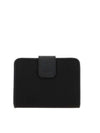 Small Nylon Half Wallet Black - PRADA - BALAAN 5