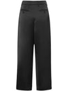 23FW Monza Satin Rayon Pants Black 2391360539 006 - MAX MARA - BALAAN 3