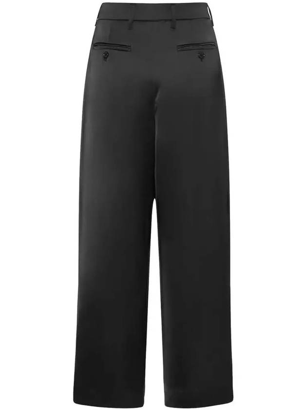 23FW Monza Satin Rayon Pants Black 2391360539 006 - MAX MARA - BALAAN 3