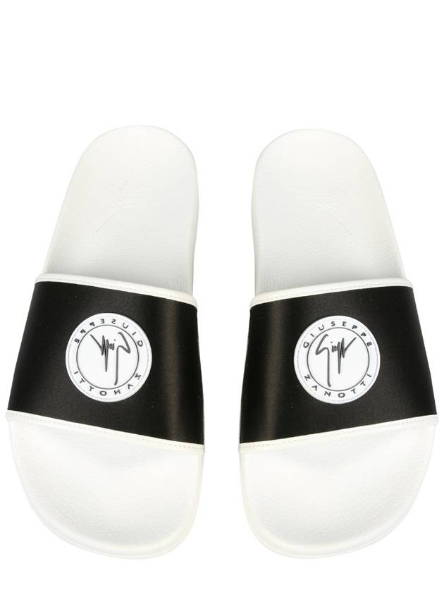 RUBBER SLIDE SANDALS - GIUSEPPE ZANOTTI - BALAAN 3