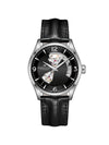 Jazzmaster Open Heart Automatic Watch Black - HAMILTON - BALAAN 1