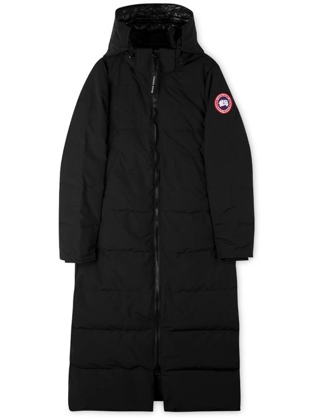 Mystique Satin Long Parka Black - CANADA GOOSE - BALAAN 3