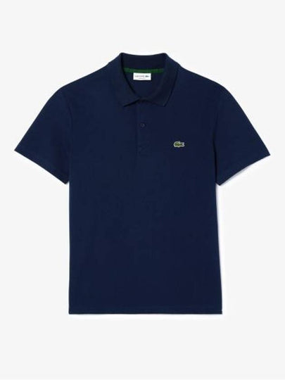 Men's Regular Fit Logo Short Sleeve Polo Shirt Navy - LACOSTE - BALAAN 2