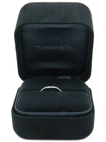 Tiffany ELSA PERETTI 9 point diamond PT950 platinum ring No 7 - TIFFANY & CO. - BALAAN 1