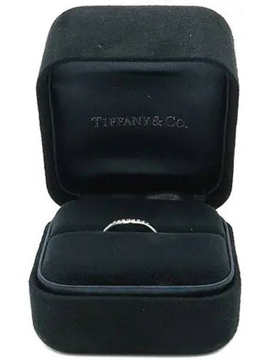 Tiffany ELSA PERETTI 9 point diamond PT950 platinum ring No 7 - TIFFANY & CO. - BALAAN 1