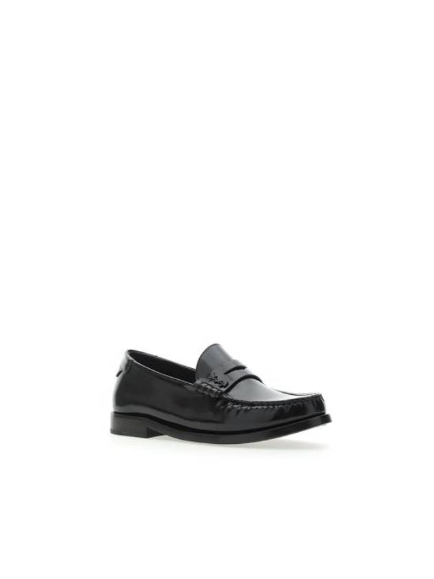 Women's Monogram Le Penny Loafer Black - SAINT LAURENT - BALAAN 2