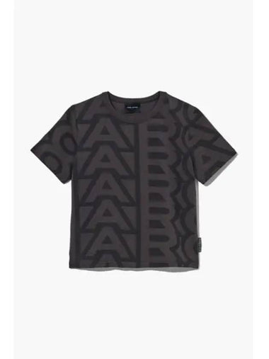 Monogram Baby Tee BlackCharcoal MJTAS23001BKX - MARC JACOBS - BALAAN 1