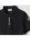 Kids Polo T Shirt Black 8A000058496W 999 - MONCLER - BALAAN 3