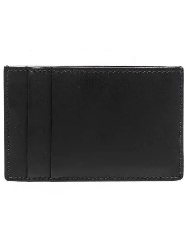 Graffiti Logo Two-Tier Card Wallet Black - ALEXANDER MCQUEEN - BALAAN 3