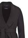 Messi Belt Wool Single Coat Black - MAX MARA - BALAAN 3