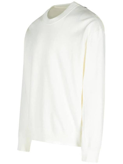 Jil Sander White Cotton Sweatshirt - JIL SANDER - BALAAN 2