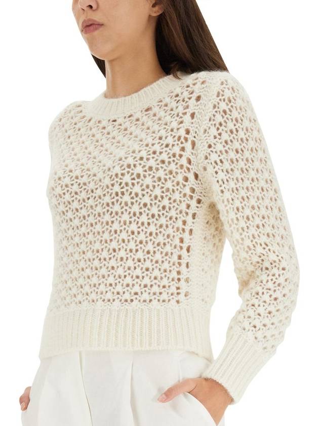 Sweater MAD213F033H631VR1 White - FABIANA FILIPPI - BALAAN 5