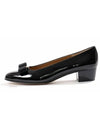 Women's Vara Bow Pumps Black - SALVATORE FERRAGAMO - BALAAN 3