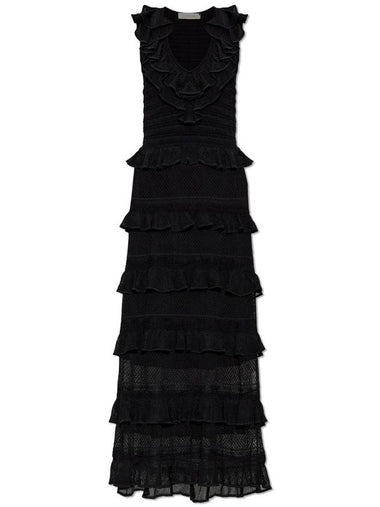 Zimmermann Dress With Ruffles, Women's, Black - ZIMMERMANN - BALAAN 1