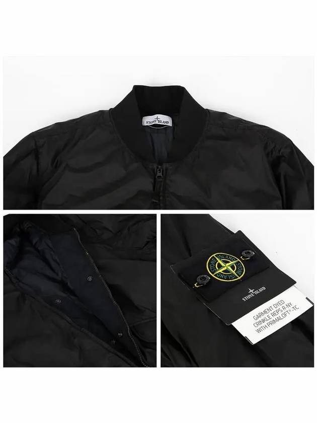 Reps R NY Bomber Jacket Black - STONE ISLAND - BALAAN 6