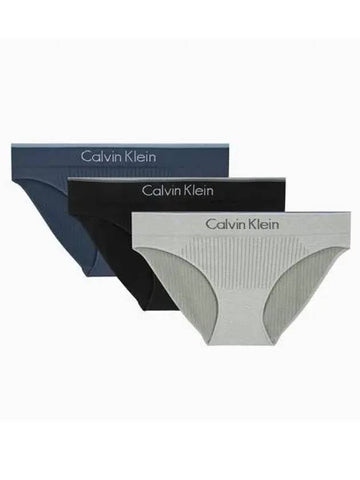 Women's Surface Seamless Bikini Panties 3 Pack - CALVIN KLEIN - BALAAN 1