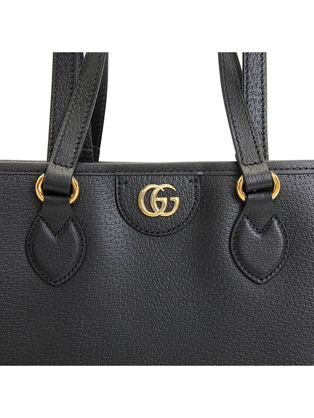 Ophidia Leather Tote Bag Black - GUCCI - BALAAN 8